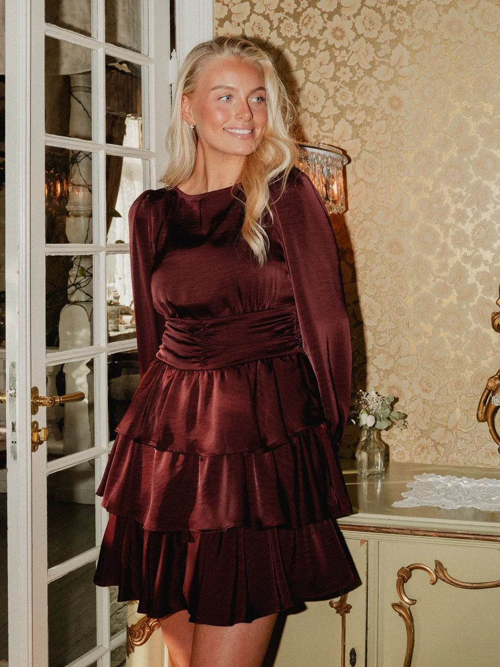 VMEMILY Short Dress - Fig